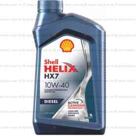Масло Shell Helix HX7 Diesel, 10W-40, бутылка 1 л